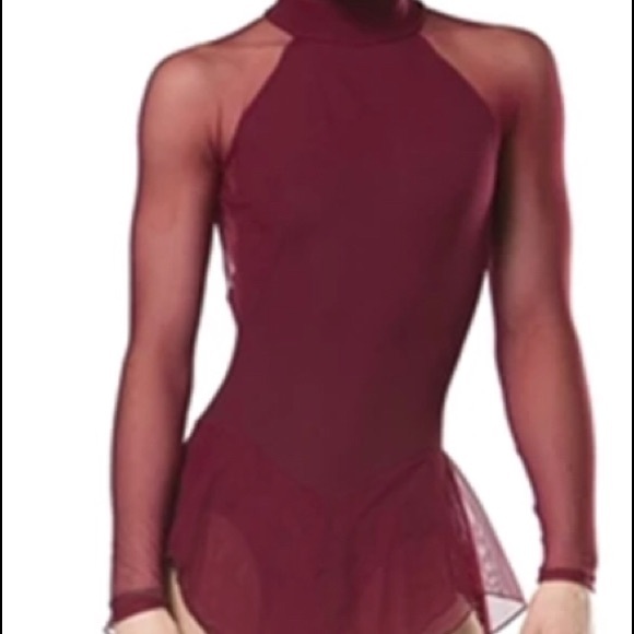 red dance costumes contemporary